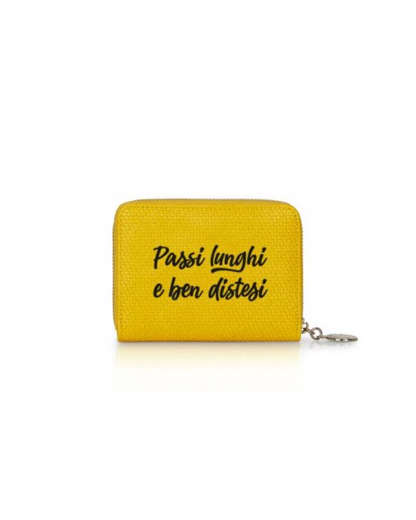 Vicky Mini Wallet PASSI yellow LE PANDORINE