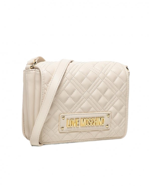 Borsa Love Moschino Pu Heart Hand S da donna nera in poliuretano