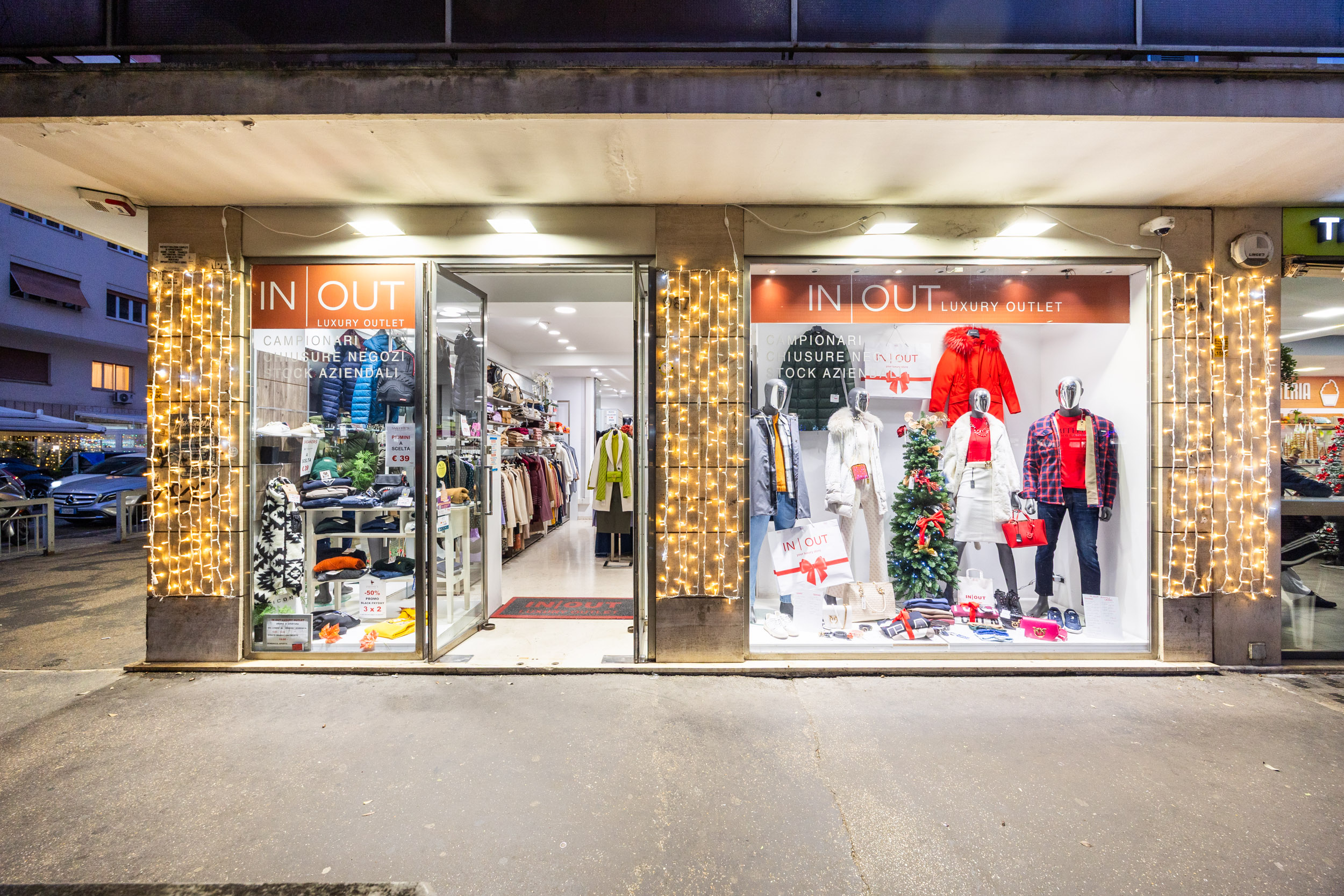 IN-OUT Outlet Roma Tuscolana - Vetrina uomo