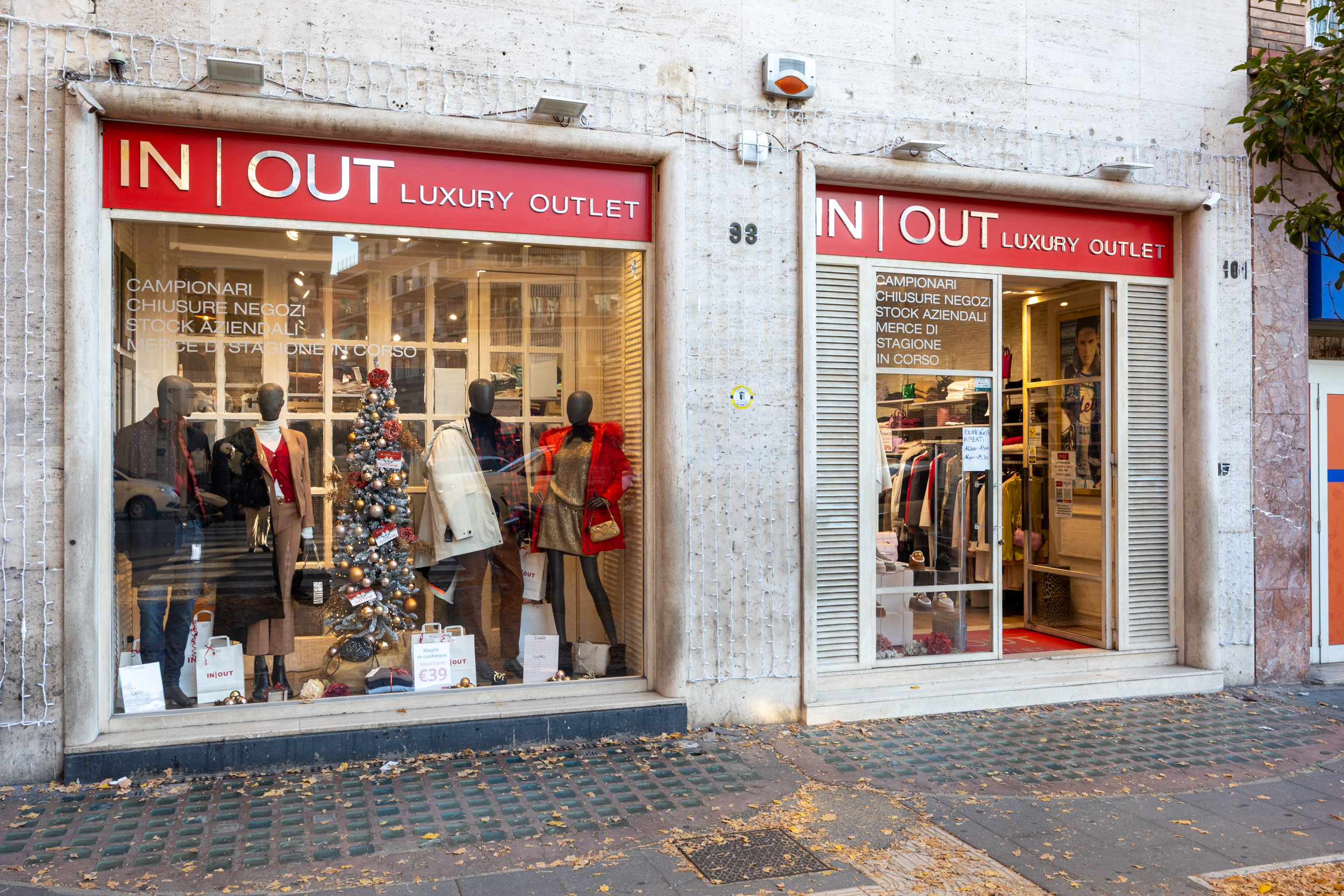 IN-OUT Outlet Roma XXI Aprile - Vista laterale